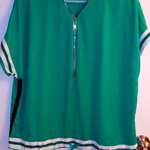 Size 14 green blouse